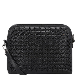 Bolsa Crossbody WESTIES Hbsextantiswe  Sintetico Color Negro