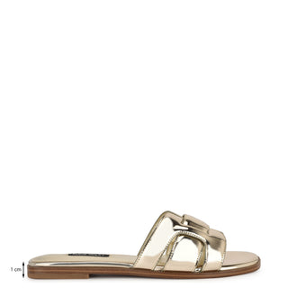 Sandalia NINE WEST Wngermani3  Sintetico Color Metalico