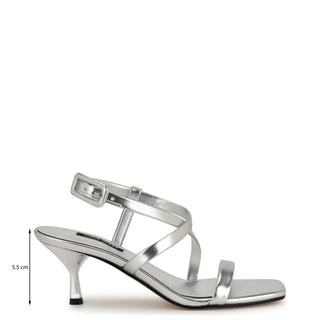 Sandalia NINE WEST Wnhanni3  Sintetico Color Metalico