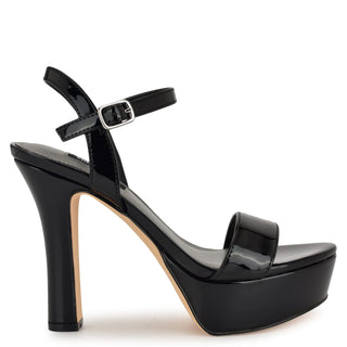 Sandalia NINE WEST Wnsolas3  Sintetico Color Negro