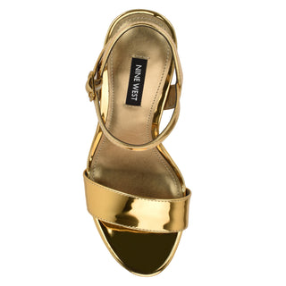 Sandalia NINE WEST Wnsolas3  Sintetico Color Metalico