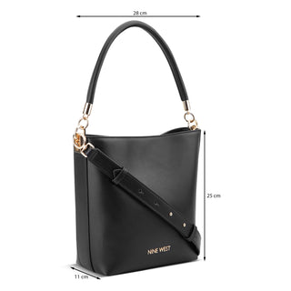 Bolsa Crossbody NINE WEST Ngn121301  Sintetico Color Negro