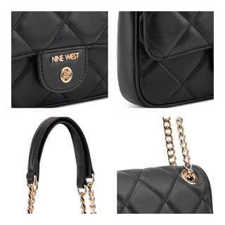 Bolsa Crossbody NINE WEST Ngq129221  Sintetico Color Negro