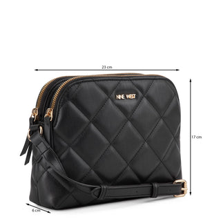 Bolsa Crossbody NINE WEST Ngq129269  Sintetico Color Negro