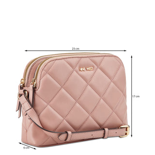 Bolsa Crossbody NINE WEST Ngq129269  Sintetico Color Rosa