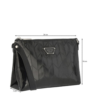 Bolsa Crossbody WESTIES Hbopalowe  Charol sintético Color Negro