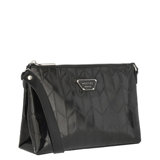 Bolsa Crossbody WESTIES Hbopalowe  Charol sintético Color Negro