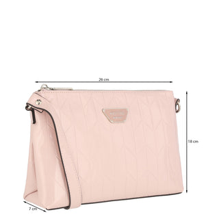 Bolsa Crossbody WESTIES Hbopalowe  Charol sintético Color Rosa