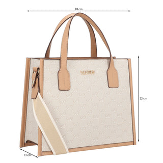 Bolsa de Mano WESTIES Hbparodiwe  Sintetico mo Color Beige