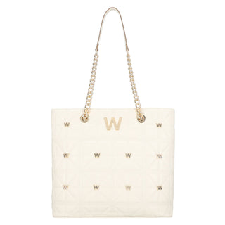 Bolsa Tote WESTIES Hbochoku2we  Sintetico Color Blanco