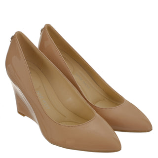 Sandalia de Tacon Corrido NINE WEST Wncal9x93  Sintetico Color Beige