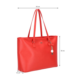 Bolsa Tote WESTIES Hbkirkwood22we Suzumeno Sintetico Color Rojo