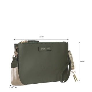 Bolsa Crossbody WESTIES Hbameghinowe Mesquida Sintetico Color Verde