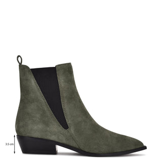 Botin NINE WEST Wndanzy  Piel acabado gamuza Color Verde