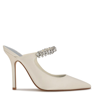 Zapato Destalonado NINE WEST Wnfortuna7  Textil Color Blanco