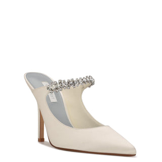 Zapato Destalonado NINE WEST Wnfortuna7  Textil Color Blanco