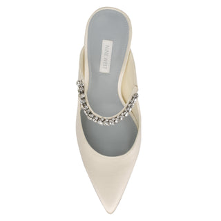 Zapato Destalonado NINE WEST Wnfortuna7  Textil Color Blanco