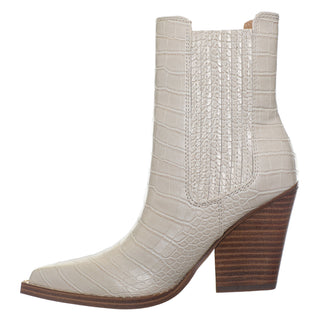 Botin NINE WEST Wnglena3  Sintetico Color Blanco