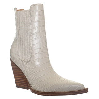 Botin NINE WEST Wnglena3  Sintetico Color Blanco