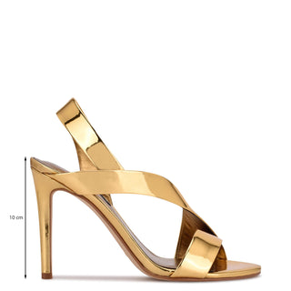 Sandalia NINE WEST Wnitzel3  Sintetico Color Metalico