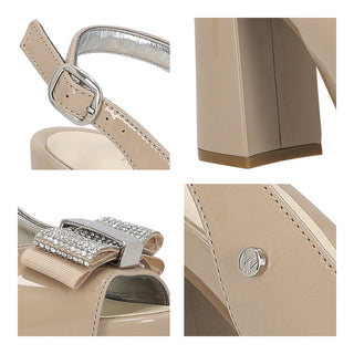 Zapatilla WESTIES Wejoseph2  Sintetico acabado charol Color Beige