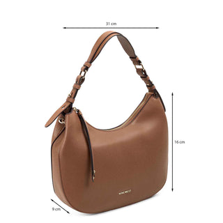 Bolsa Hobo NINE WEST Ngx124502 Irina Sintetico Color Cafe