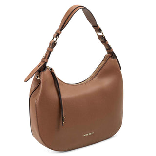 Bolsa Hobo NINE WEST Ngx124502 Irina Sintetico Color Cafe