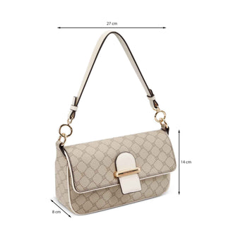 Bolsa tote NINE WEST Ngg123925 Zetta Sintetico Color Beige