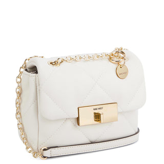 Bolsa Crossbody NINE WEST Ngq126678 Marian Sintetico Color Blanco