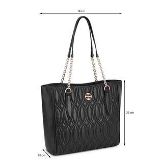 Bolsa Tote NINE WEST Nqg127123  Sintetico Color Negro