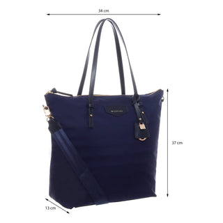 Bolsa Tote WESTIES Hbgulupawe Deoliva Textil Color Azul