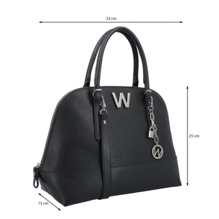 Bolsa de Mano WESTIES Hbgigiwe Mezereon Sintetico Color Negro