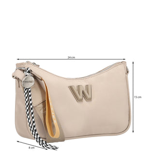 Bolsa Crossbody WESTIES Hbjorgeouswe  Textil Color Beige