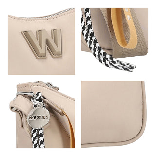 Bolsa Crossbody WESTIES Hbjorgeouswe  Textil Color Beige