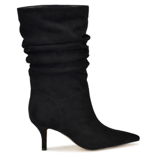 Bota Alta NINE WEST Wnmycki2  Textil Color Negro