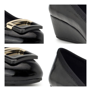 Sandalia de Tacon Corrido NINE WEST Wntasen3  Sintetico Color Negro