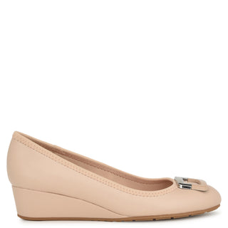 Sandalia de Tacon Corrido NINE WEST Wntasen3  Sintetico Color Beige