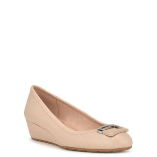 Sandalia de Tacon Corrido NINE WEST Wntasen3  Sintetico Color Beige