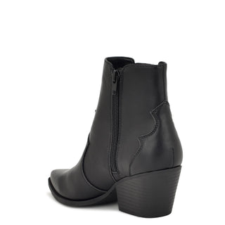 Botin NINE WEST Wnaresa3  Sintetico Color Negro