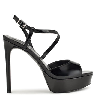 Sandalia NINE WEST Wngeez3  Sintetico Color Negro