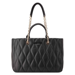 Bolsa tote NINE WEST Ngq133423 Aurelie Sintetico Color Negro