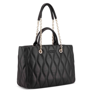 Bolsa tote NINE WEST Ngq133423 Aurelie Sintetico Color Negro