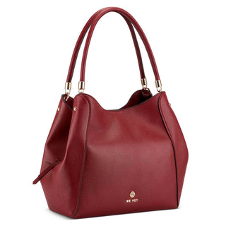 Bolsa tote NINE WEST Ngv130623 Etta Sintetico Color Vino