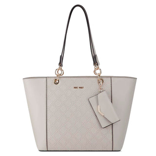 Bolsa Tote NINE WEST Nge542222 Basil Sintetico Color Gris