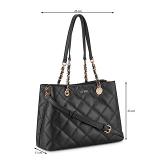 Bolsa de Mano NINE WEST Ngq557209 Malone Sintetico Color Negro