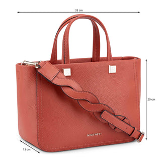 Bolsa de Mano NINE WEST Ngv132706  Sintetico Color Naranja