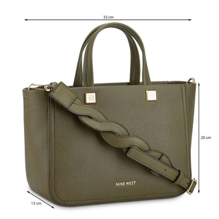 Bolsa de Mano NINE WEST Ngv132706 Addison Sintetico Color Verde