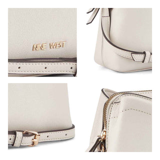 Bolsa Crossbody NINE WEST Ngm556769 Kamari Sintetico Color Blanco