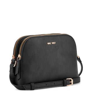 Bolsa Crossbody NINE WEST Ngm119369 Cyra Sintetico Color Negro