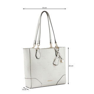 Bolsa Tote NINE WEST Noe108522 Brooklyn Sintetico Color Blanco